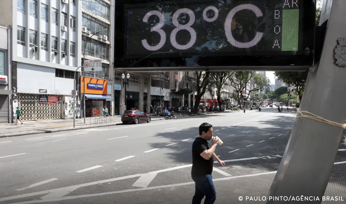 Temperatura elevada Enquanto enchentes castigam o Nordeste, ondas de calor atingem o Sudeste