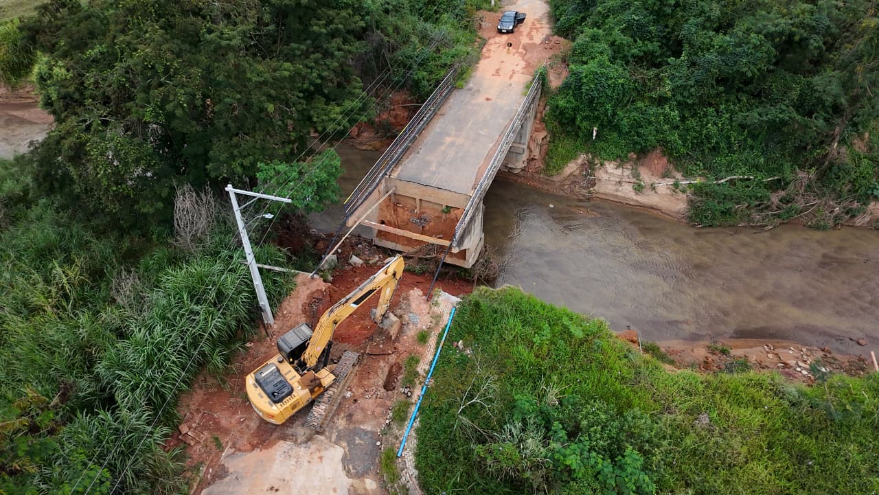 Ponte de acesso aos bairros Rosa de Toledo, Fazendinha, Cidade Nova e Conjunto Habitacional Habitat II. Foto: PMU/Divulgação