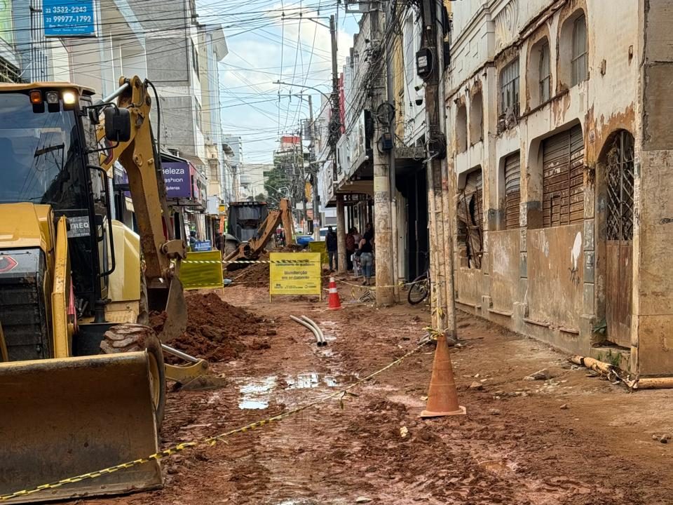 Calcadão 3.6 Calçadão da rua São José em imagem feita em 3.6. Foto: Arquivo Pessoal