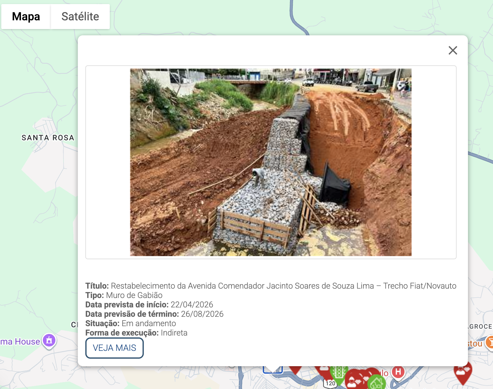 Reprodução As informações podem ser consultadas em www.uba.mg.gov.br/obras