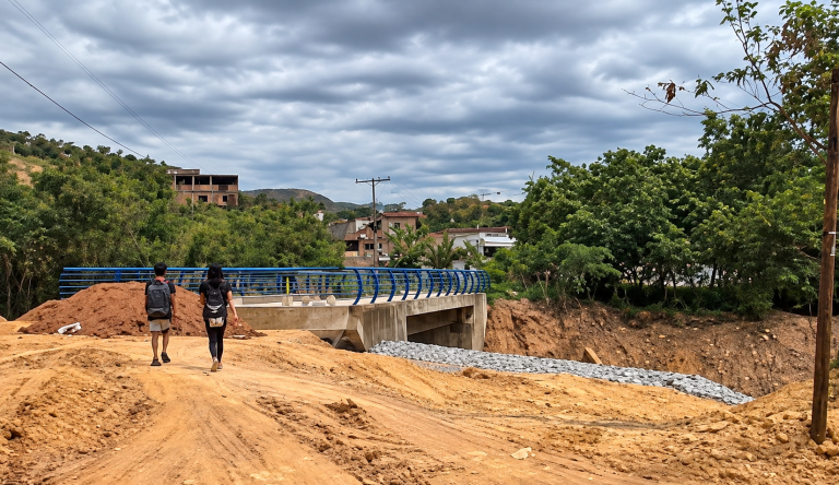 Prefeitura conserta ponte e promete passarela após portal mostrar isolamento da Fazendinha